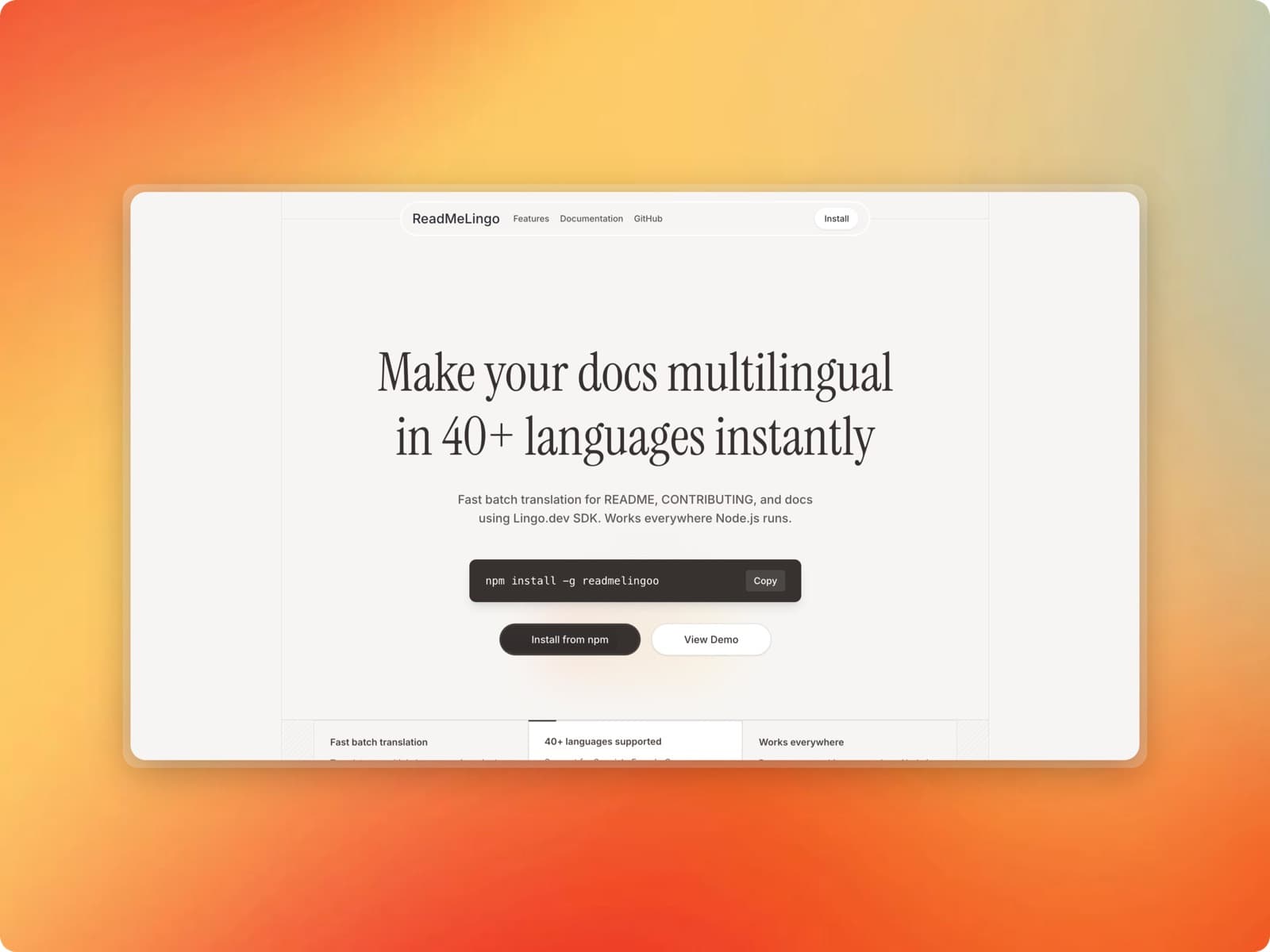 Readmelingo project cover